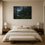Premium Wall Art Yatay Html Edition – CP-NO-SF-H-004 showcased in an elegant minimalist interior