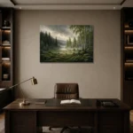 Premium Wall Art Yatay Html Edition – CP-NO-SF-H-005 displayed in a contemporary gallery-inspired room