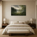 Premium Wall Art Yatay Html Edition – CP-NO-SF-H-005 showcased in an elegant minimalist interior