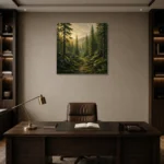 Premium Wall Art Kare Html Edition – CP-NO-SF-S-001 displayed in a contemporary gallery-inspired room