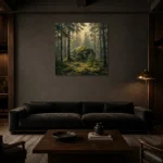 Premium Wall Art Kare Html Edition – CP-NO-SF-S-002 shown in a warm modern interior