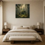 Premium Wall Art Kare Html Edition – CP-NO-SF-S-002 showcased in an elegant minimalist interior