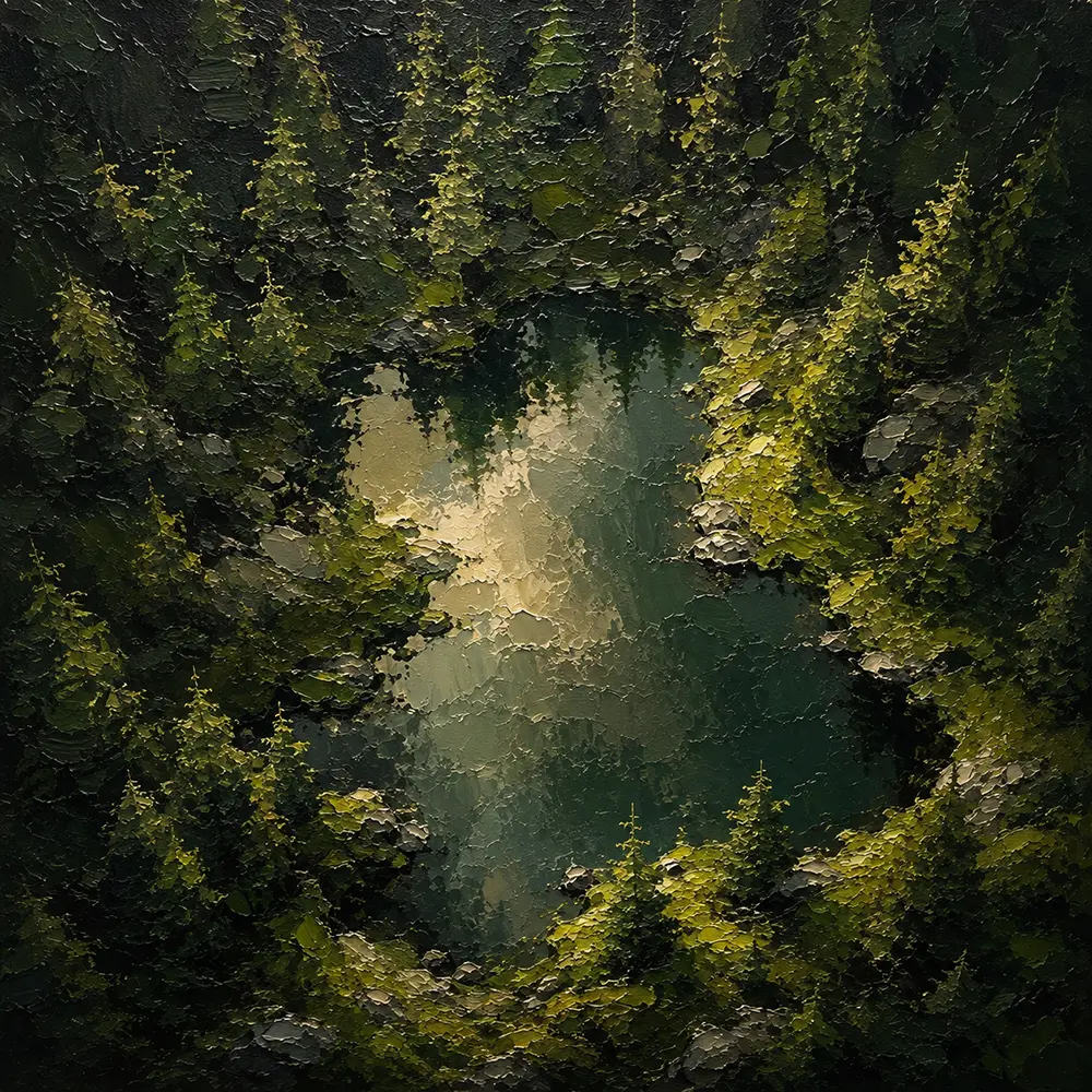 Forest Constellation Scandinavian Forest Wall Art Pine Moss Art Print