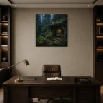 Premium Wall Art Kare Html Edition – CP-NO-SF-S-004 displayed in a contemporary gallery-inspired room