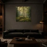 Premium Wall Art Kare Html Edition – CP-NO-SF-S-005 shown in a warm modern interior