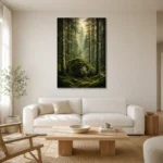 Premium Wall Art Dikey Html Edition – CP-NO-SF-V-002 styled in a refined neutral interior