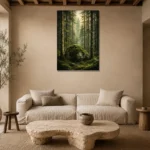 Premium Wall Art Dikey Html Edition – CP-NO-SF-V-002 presented in a sophisticated home setting