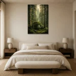 Premium Wall Art Dikey Html Edition – CP-NO-SF-V-002 showcased in an elegant minimalist interior