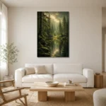 Premium Wall Art Dikey Html Edition – CP-NO-SF-V-003 styled in a refined neutral interior