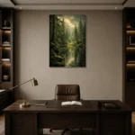 Premium Wall Art Dikey Html Edition – CP-NO-SF-V-003 displayed in a contemporary gallery-inspired room