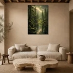 Premium Wall Art Dikey Html Edition – CP-NO-SF-V-003 presented in a sophisticated home setting
