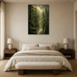 Premium Wall Art Dikey Html Edition – CP-NO-SF-V-003 showcased in an elegant minimalist interior