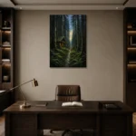 Premium Wall Art Dikey Html Edition – CP-NO-SF-V-004 displayed in a contemporary gallery-inspired room