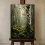 Premium Wall Art Dikey Html Edition – CP-NO-SF-V-005 displayed on a studio easel