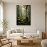 Premium Wall Art Dikey Html Edition – CP-NO-SF-V-005 styled in a refined neutral interior
