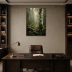 Premium Wall Art Dikey Html Edition – CP-NO-SF-V-005 displayed in a contemporary gallery-inspired room