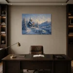 Premium Wall Art Yatay Html Edition – CP-NO-SV-H-001 displayed in a contemporary gallery-inspired room