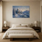 Premium Wall Art Yatay Html Edition – CP-NO-SV-H-001 showcased in an elegant minimalist interior