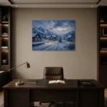 Premium Wall Art Yatay Html Edition – CP-NO-SV-H-005 displayed in a contemporary gallery-inspired room