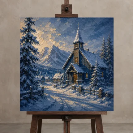 Premium Wall Art Kare Html Edition – CP-NO-SV-S-001 displayed on a studio easel