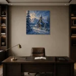 Premium Wall Art Kare Html Edition – CP-NO-SV-S-001 displayed in a contemporary gallery-inspired room