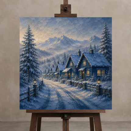 Premium Wall Art Kare Html Edition – CP-NO-SV-S-002 displayed on a studio easel