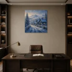 Premium Wall Art Kare Html Edition – CP-NO-SV-S-002 displayed in a contemporary gallery-inspired room