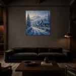 Premium Wall Art Kare Html Edition – CP-NO-SV-S-002 shown in a warm modern interior