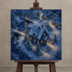 Premium Wall Art Kare Html Edition – CP-NO-SV-S-003 displayed on a studio easel