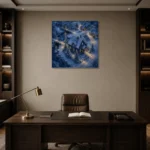 Premium Wall Art Kare Html Edition – CP-NO-SV-S-003 displayed in a contemporary gallery-inspired room