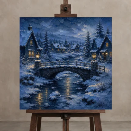 Premium Wall Art Kare Html Edition – CP-NO-SV-S-004 displayed on a studio easel
