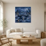 Premium Wall Art Kare Html Edition – CP-NO-SV-S-004 styled in a refined neutral interior