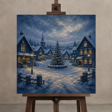 Premium Wall Art Kare Html Edition – CP-NO-SV-S-005 displayed on a studio easel