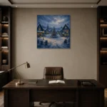 Premium Wall Art Kare Html Edition – CP-NO-SV-S-005 displayed in a contemporary gallery-inspired room