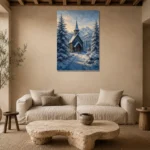 Premium Wall Art Dikey Html Edition – CP-NO-SV-V-001 presented in a sophisticated home setting