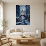 Premium Wall Art Dikey Html Edition – CP-NO-SV-V-004 styled in a refined neutral interior