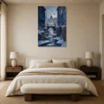 Premium Wall Art Dikey Html Edition – CP-NO-SV-V-004 showcased in an elegant minimalist interior