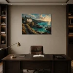 Premium Wall Art Yatay Html Edition – CP-UK-CC-H-001 displayed in a contemporary gallery-inspired room
