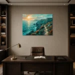 Premium Wall Art Yatay Html Edition – CP-UK-CC-H-002 displayed in a contemporary gallery-inspired room