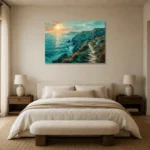 Premium Wall Art Yatay Html Edition – CP-UK-CC-H-002 showcased in an elegant minimalist interior