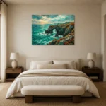 Premium Wall Art Yatay Html Edition – CP-UK-CC-H-005 showcased in an elegant minimalist interior