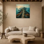 Premium Wall Art Kare Html Edition – CP-UK-CC-S-002 presented in a sophisticated home setting