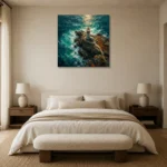 Premium Wall Art Kare Html Edition – CP-UK-CC-S-003 showcased in an elegant minimalist interior