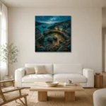 Premium Wall Art Kare Html Edition – CP-UK-CC-S-004 styled in a refined neutral interior