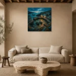 Premium Wall Art Kare Html Edition – CP-UK-CC-S-004 presented in a sophisticated home setting