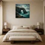 Premium Wall Art Kare Html Edition – CP-UK-CC-S-005 showcased in an elegant minimalist interior