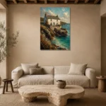 Premium Wall Art Dikey Html Edition – CP-UK-CC-V-001 presented in a sophisticated home setting