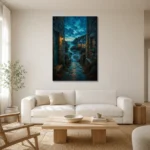Premium Wall Art Dikey Html Edition – CP-UK-CC-V-004 styled in a refined neutral interior