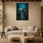 Premium Wall Art Dikey Html Edition – CP-UK-CC-V-004 presented in a sophisticated home setting