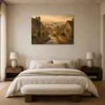 Premium Wall Art Yatay Html Edition – CP-UK-CP-H-002 showcased in an elegant minimalist interior
